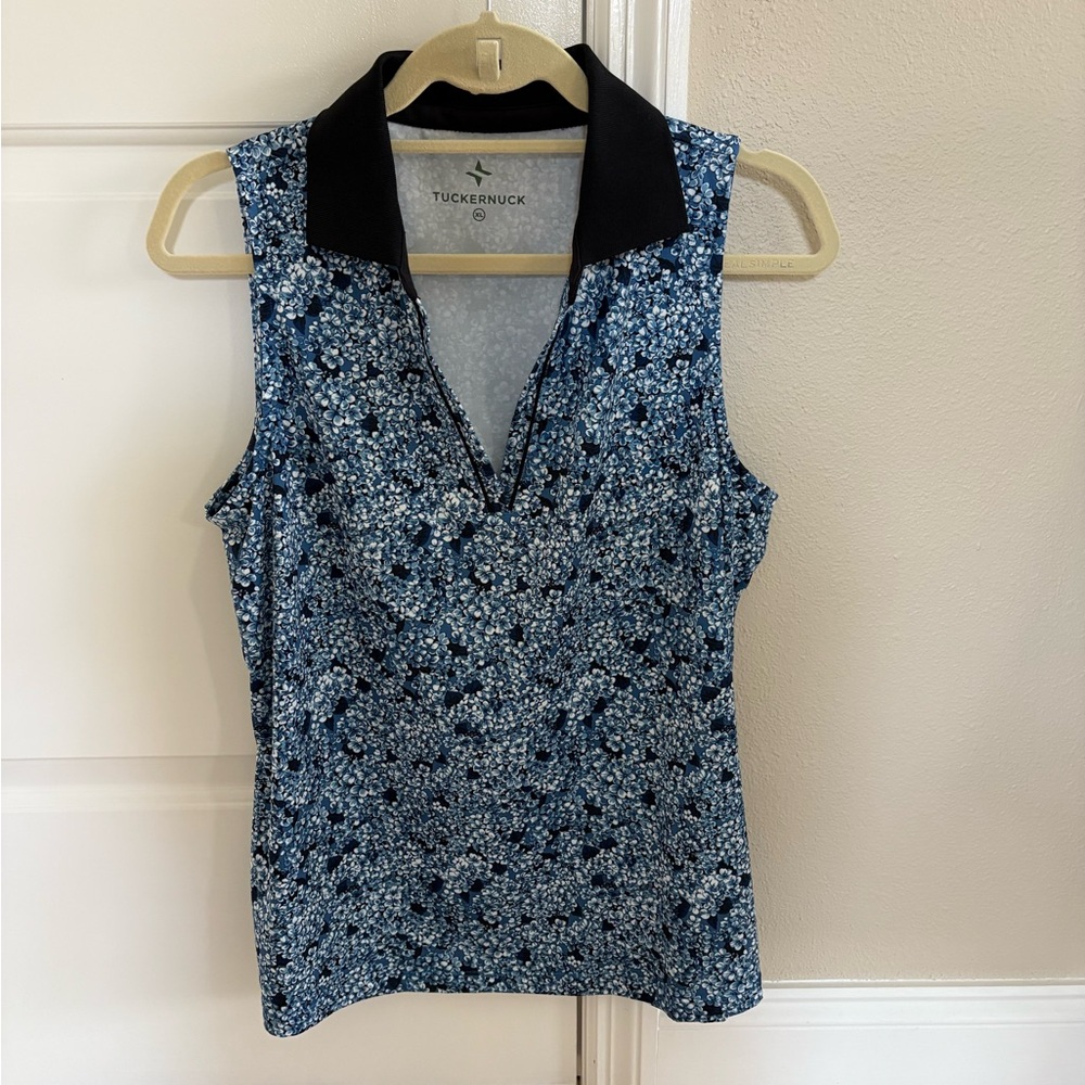 Tuckernuck Athletic Sleeveless Polo Shirt XL
